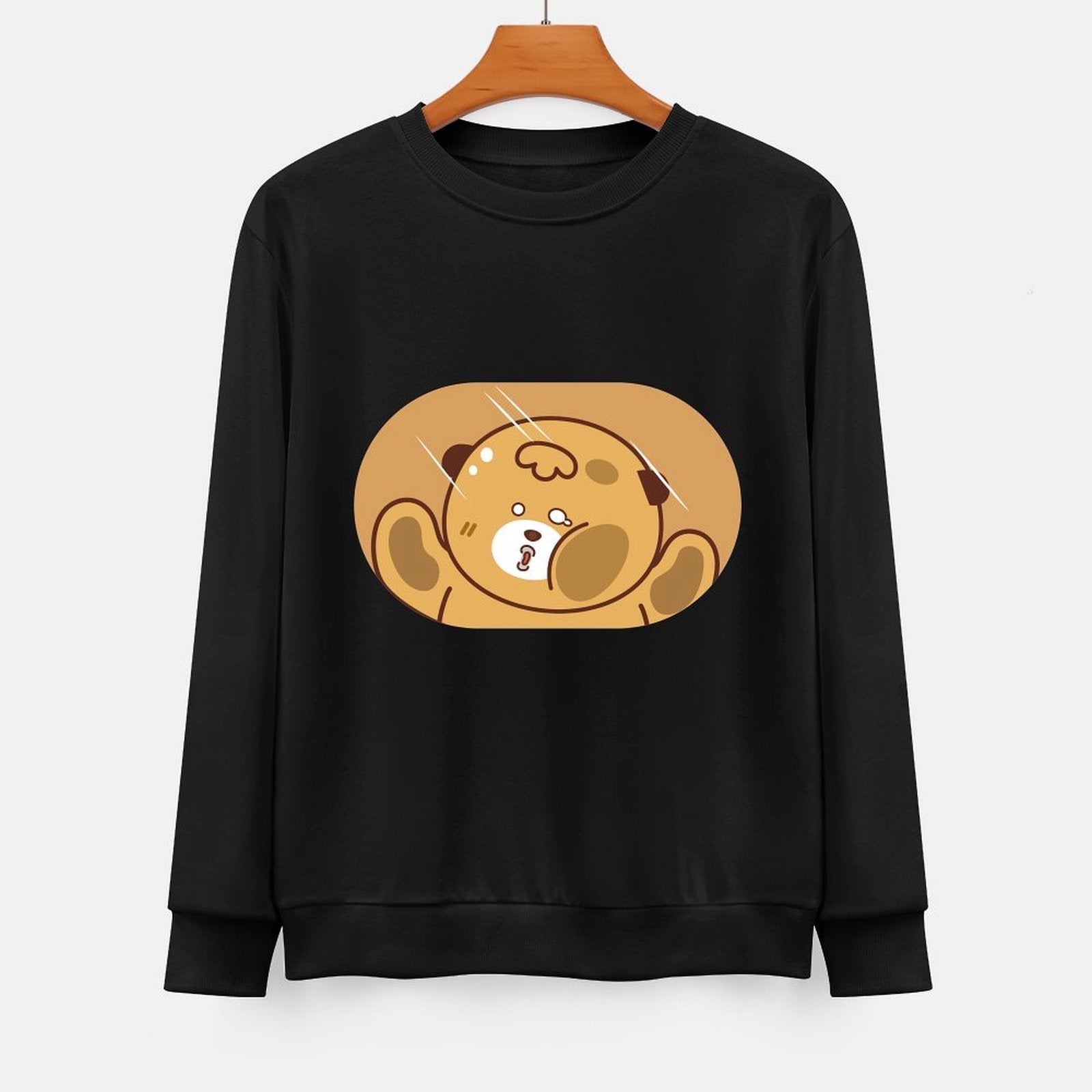 Front Patterned Long Sleeve TopPureStyle SmoothWear